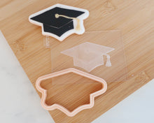 Load image into Gallery viewer, Graduation Cap - Mortar board Fondant Cookie Embosser / Cutter - Made in the UK with Love from House of Toot Sweet - Just £6.50! Shop now at House of Toot Sweet