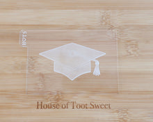 Load image into Gallery viewer, Graduation Cap - Mortar board Fondant Cookie Embosser / Cutter - Made in the UK with Love from House of Toot Sweet - Just £6.50! Shop now at House of Toot Sweet