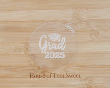 Load image into Gallery viewer, Grad 2025 Fondant Cookie Embosser - Made in the UK with Love from House of Toot Sweet - Just £6.50! Shop now at House of Toot Sweet