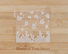 Load image into Gallery viewer, Graduation Caps Texture Fondant Cookie Embosser - Made in the UK with Love from House of Toot Sweet - Just £7! Shop now at House of Toot Sweet
