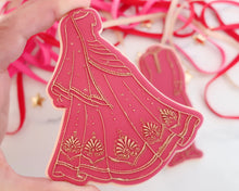 Load image into Gallery viewer, Asian Bride Fondant Embosser & Cookie Cutter - Made in the UK with Love from House of Toot Sweet - Just £6.50! Shop now at House of Toot Sweet