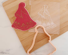 Load image into Gallery viewer, Asian Bride Fondant Embosser & Cookie Cutter - Made in the UK with Love from House of Toot Sweet - Just £6.50! Shop now at House of Toot Sweet