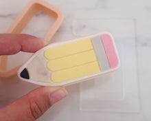 Load image into Gallery viewer, Pencil Fondant Cookie Embosser / Cutter - Made in the UK with Love from House of Toot Sweet - Just £6! Shop now at House of Toot Sweet