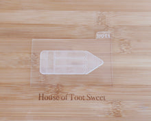 Load image into Gallery viewer, Pencil Fondant Cookie Embosser / Cutter - Made in the UK with Love from House of Toot Sweet - Just £6! Shop now at House of Toot Sweet
