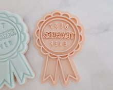 Load image into Gallery viewer, Rosette Best Teacher Ever Fondant Cookie Stamp / Cutter - Made in the UK with Love from House of Toot Sweet - Just £6.50! Shop now at House of Toot Sweet