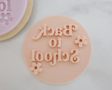 Load image into Gallery viewer, Back to School Retro Fondant Cookie Stamp - Made in the UK with Love from House of Toot Sweet - Just £5.50! Shop now at House of Toot Sweet