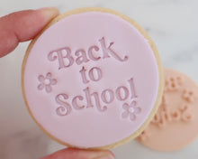 Load image into Gallery viewer, Back to School Retro Fondant Cookie Stamp - Made in the UK with Love from House of Toot Sweet - Just £5.50! Shop now at House of Toot Sweet