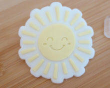 Load image into Gallery viewer, Happy Sunshine Fondant Cookie Embosser / Cutter - Made in the UK with Love from House of Toot Sweet - Just £6! Shop now at House of Toot Sweet