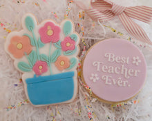Load image into Gallery viewer, Flower Pot Fondant Cookie Embosser / Cutter - Made in the UK with Love from House of Toot Sweet - Just £6.50! Shop now at House of Toot Sweet