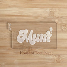 Load image into Gallery viewer, Retro Strawberry Mum Fondant Embosser / Cutter