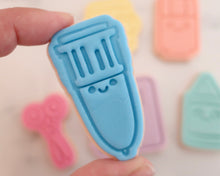 Load image into Gallery viewer, Staitionary Fondant Cookie Stamps / Cutters - Made in the UK with Love from House of Toot Sweet - Just £6.50! Shop now at House of Toot Sweet