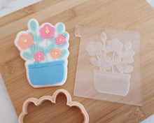 Load image into Gallery viewer, Flower Pot Fondant Cookie Embosser / Cutter - Made in the UK with Love from House of Toot Sweet - Just £6.50! Shop now at House of Toot Sweet