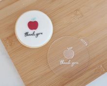 Load image into Gallery viewer, Thank You Apple Fondant Cookie Embosser - Made in the UK with Love from House of Toot Sweet - Just £6.50! Shop now at House of Toot Sweet