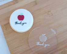 Load image into Gallery viewer, Thank You Apple Fondant Cookie Embosser - Made in the UK with Love from House of Toot Sweet - Just £6.50! Shop now at House of Toot Sweet