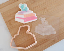 Load image into Gallery viewer, Bookworm with Books Fondant Cookie Embosser / Cutter - Made in the UK with Love from House of Toot Sweet - Just £6.50! Shop now at House of Toot Sweet