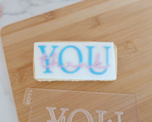 Load image into Gallery viewer, Thank You Fondant Cookie Embosser / Cutter - Made in the UK with Love from House of Toot Sweet - Just £6.50! Shop now at House of Toot Sweet