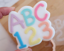 Load image into Gallery viewer, ABC 123 Fondant Cookie Embosser / Cutter - Made in the UK with Love from House of Toot Sweet - Just £6.50! Shop now at House of Toot Sweet