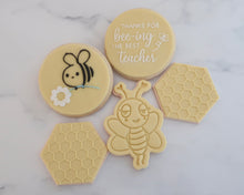 Load image into Gallery viewer, Thanks For Bee-ing The Best Teacher Ever Fondant Cookie Embosser - Made in the UK with Love from House of Toot Sweet - Just £6.50! Shop now at House of Toot Sweet