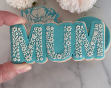 Load image into Gallery viewer, Delicate Floral Mum, Nan, Mom Fondant Embosser / Cutter