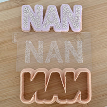Load image into Gallery viewer, Delicate Floral Mum, Nan, Mom Fondant Embosser / Cutter