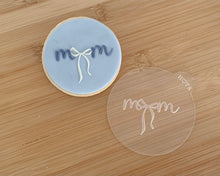 Load image into Gallery viewer, Mum Bow Fondant Cookie Embosser