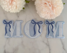 Load image into Gallery viewer, Letters With Bows Fondant Embosser / Cutter