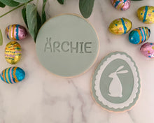 Load image into Gallery viewer, Easter Personalised name Fondant Cookie Stamp