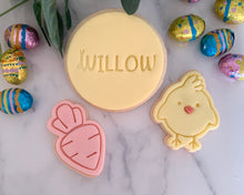 Load image into Gallery viewer, Easter Personalised name Fondant Cookie Stamp