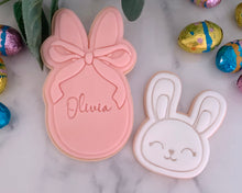 Load image into Gallery viewer, Bunny Face Fondant Stamp & Cookie cutter