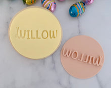 Load image into Gallery viewer, Easter Personalised name Fondant Cookie Stamp