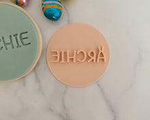 Load image into Gallery viewer, Easter Personalised name Fondant Cookie Stamp