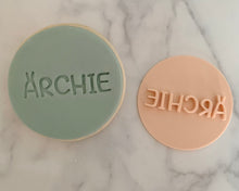 Load image into Gallery viewer, Easter Personalised name Fondant Cookie Stamp