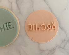 Load image into Gallery viewer, Easter Personalised name Fondant Cookie Stamp