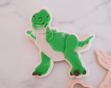 Load image into Gallery viewer, Rex Dinosaur Fondant Pop Embosser and Cutter