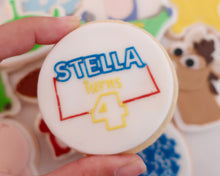 Load image into Gallery viewer, Custom Name & age Birthday Cookie Fondant Embosser