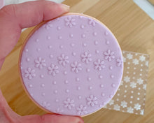 Load image into Gallery viewer, Daisies & Dots Fondant Embosser Texture Tile