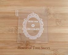 Load image into Gallery viewer, Press for Chocolate Fondant Embosser and Cutter