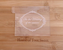 Load image into Gallery viewer, Its the Wedding of the Season Fondant Embosser and Cutter