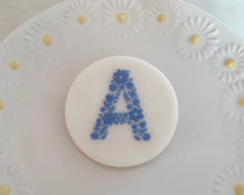 Load image into Gallery viewer, Birthday Floral Initials Fondant Cookie Embosser