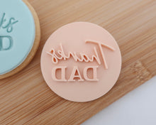 Load image into Gallery viewer, Thanks Dad Stamp - Made in the UK with Love from House of Toot Sweet - Just £5! Shop now at House of Toot Sweet