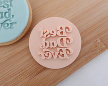 Load image into Gallery viewer, Best Dad Ever Retro Stamp - Made in the UK with Love from House of Toot Sweet - Just £5! Shop now at House of Toot Sweet