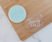 Load image into Gallery viewer, Thanks Dad Embosser - Made in the UK with Love from House of Toot Sweet - Just £6.50! Shop now at House of Toot Sweet