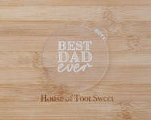 Load image into Gallery viewer, Best Dad Ever Retro Embosser - Made in the UK with Love from House of Toot Sweet - Just £6.50! Shop now at House of Toot Sweet