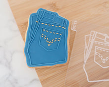 Load image into Gallery viewer, Denim Jeans Embosser / Cutter - Made in the UK with Love from House of Toot Sweet - Just £6! Shop now at House of Toot Sweet