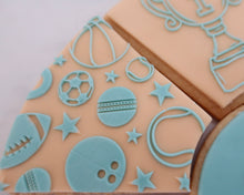 Load image into Gallery viewer, Football Mad Pizza Platter Fondant Cookie Embosser / Cutter - Made in the UK with Love from House of Toot Sweet - Just £5.50! Shop now at House of Toot Sweet