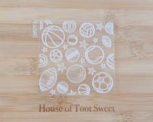 Load image into Gallery viewer, Football Mad Pizza Platter Fondant Cookie Embosser / Cutter - Made in the UK with Love from House of Toot Sweet - Just £5.50! Shop now at House of Toot Sweet