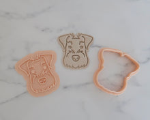 Load image into Gallery viewer, Schnauzer Dog Face Cookie Cutter and Stamp - Made in the UK with Love from House of Toot Sweet - Just £5! Shop now at House of Toot Sweet