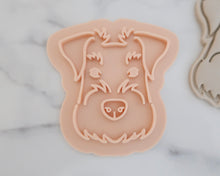 Load image into Gallery viewer, Schnauzer Dog Face Cookie Cutter and Stamp - Made in the UK with Love from House of Toot Sweet - Just £5! Shop now at House of Toot Sweet