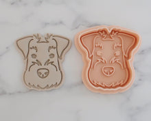 Load image into Gallery viewer, Schnauzer Dog Face Cookie Cutter and Stamp - Made in the UK with Love from House of Toot Sweet - Just £5! Shop now at House of Toot Sweet