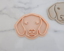 Load image into Gallery viewer, Dachshund Dog Face Cookie Cutter and Stamp - Made in the UK with Love from House of Toot Sweet - Just £5! Shop now at House of Toot Sweet